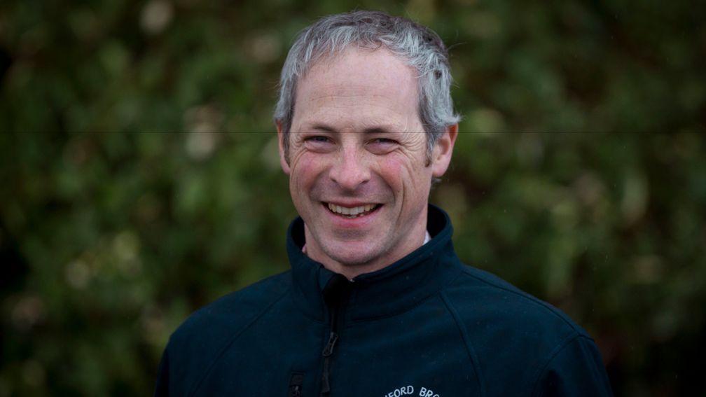Stuart Crawford trains promising bumper horse Gleno