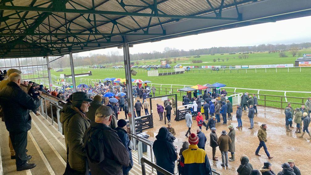 Fakenham just after the announcement racing was off