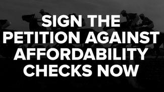 Affordability checks: sign the petition now
