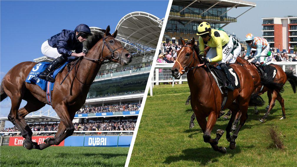 City Of Troy (left) and Rosallion: leading 2,000 Guineas contenders
