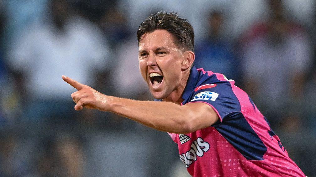 Rajasthan's Trent Boult produced a sensational new-ball spell in Mumbai
