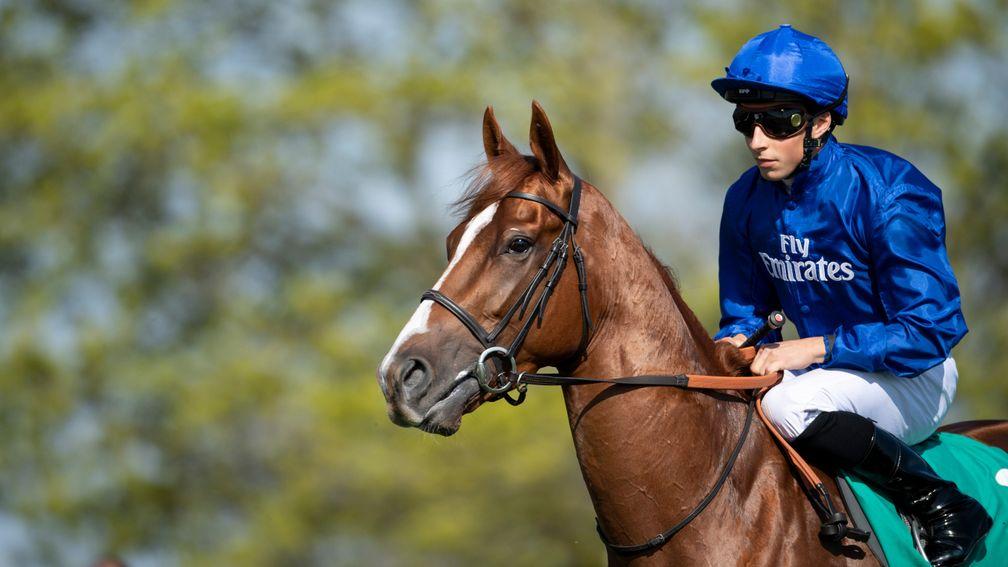 Masar (William Buick) goes to post before winning the Craven by 9 lengthsNewmarket 19.4.18 Pic: Edward Whitaker