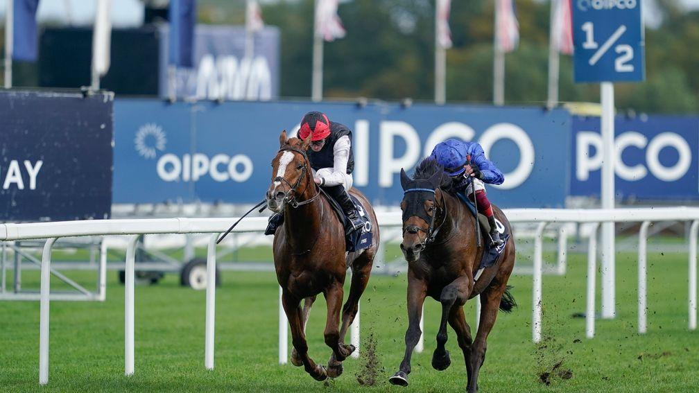 Trawlerman (right) got the better of Kyprios in a thrilling duel