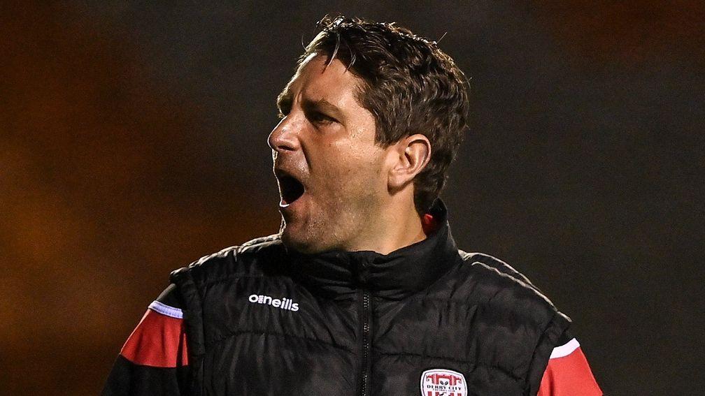 Derry City manager Ruaidhri Higgins is plotting the downfall of HB Torshavn