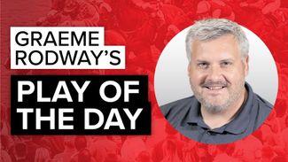 Graeme Rodway's play of the day at York