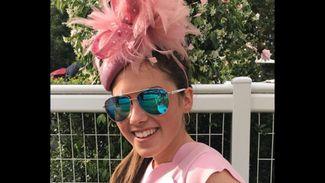 King gives daughter and budding jockey first racecourse ride at Derby home