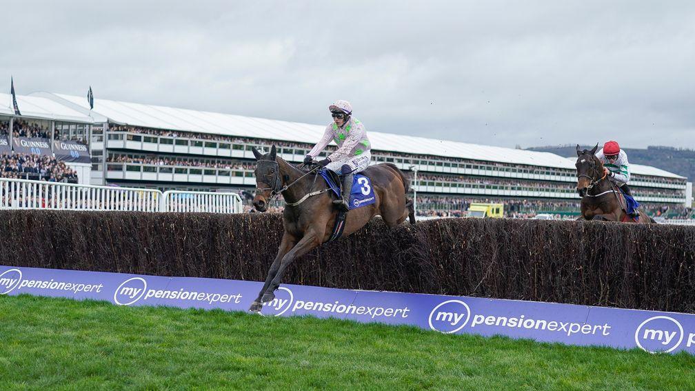 Gaelic Warrior soars clear of Found A Fifty to win the Arkle