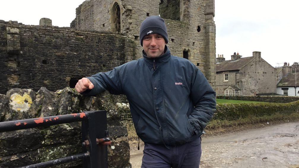Ben Haslam trains in the shadow of Middleham Castle