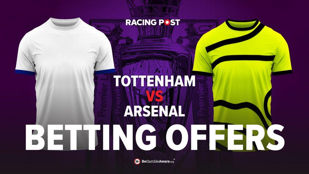 Tottenham Hotspur vs Arsenal betting offer: Get 30-1 for a goal to be scored in the match
