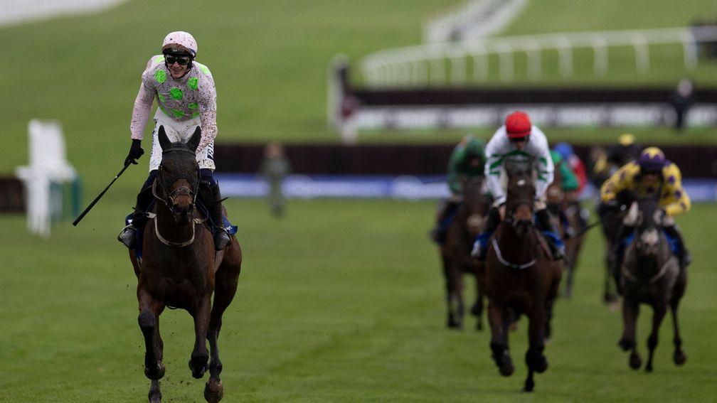 Gaelic Warrior: bursts clear to win the Arkle for Paul Townend and Willie Mullins