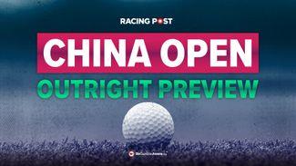 Steve Palmer's China Open predictions & free golf betting tips