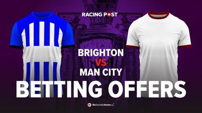 Brighton vs Manchester City bet builder tips & best bets + get 40-1 for Man City to win: Premier League betting offer