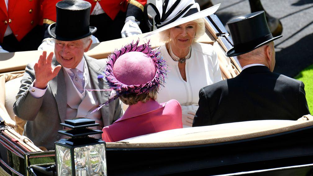 The King and Queen pictured at Royal Ascot last year