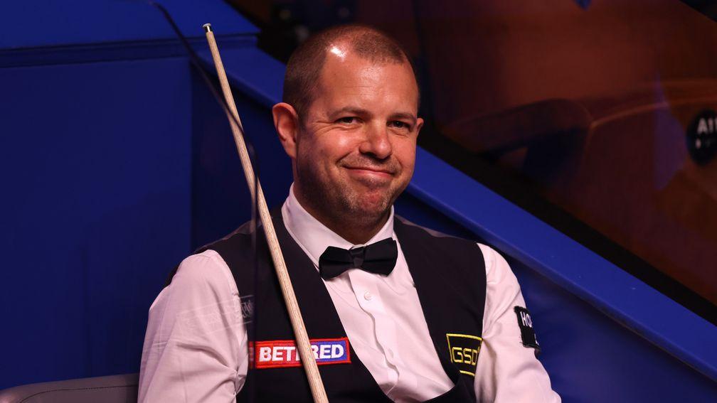Barry Hawkins could be all smiles after his first-round clash with Neil Robertson