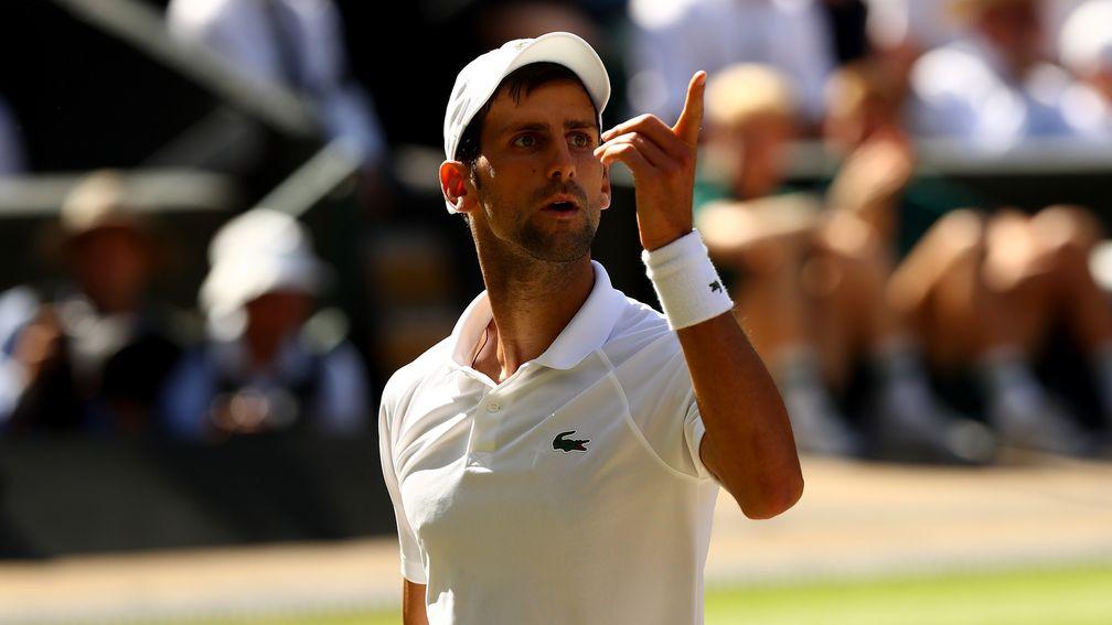 Novak Djokovic could claim a fifth Wimbledon title