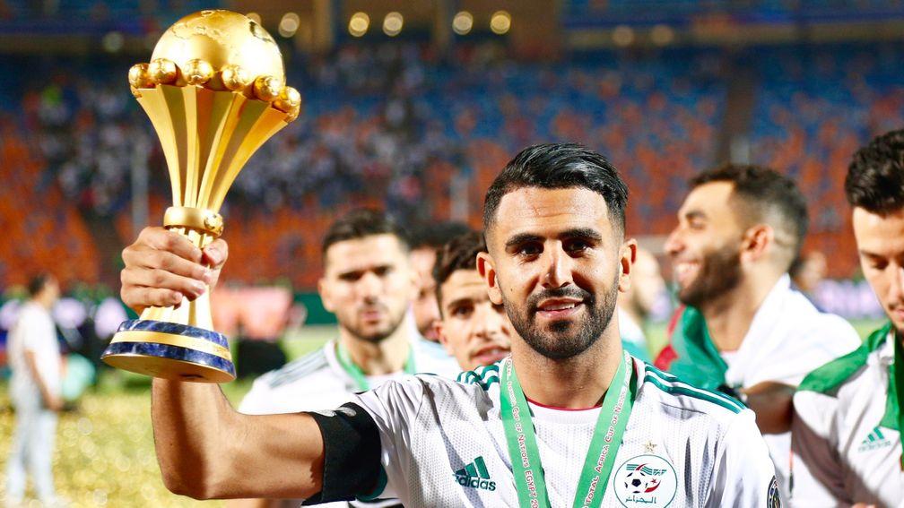 Algeria's Riyad Mahrez helped his side win this tournament in 2019