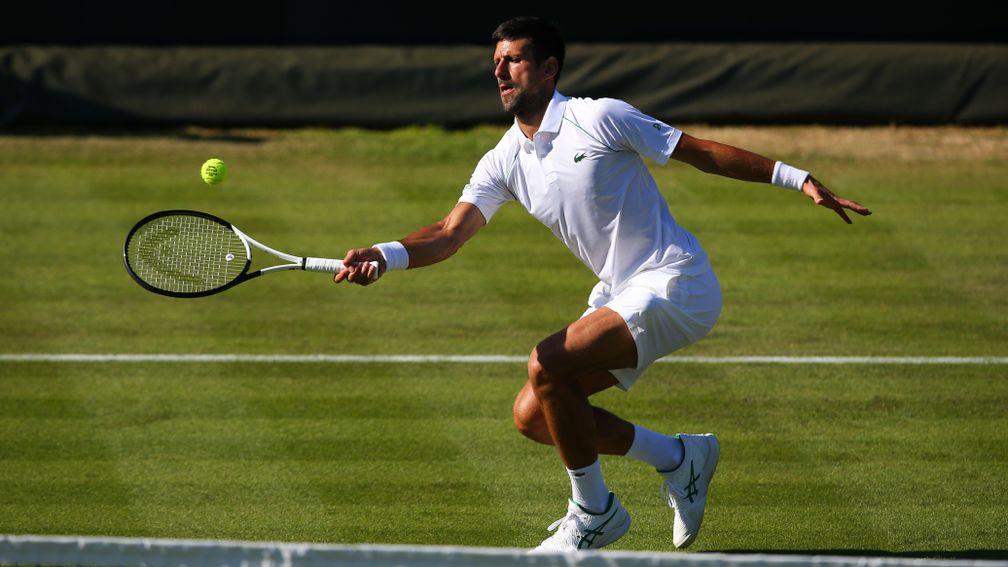 Novak Djokovic is eyeing a fourth successive singles triumph at Wimbledon