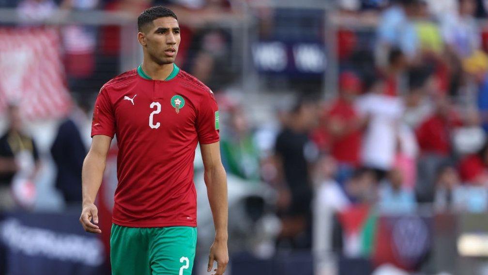 Achraf Hakimi stands out as part of a solid Morocco backline