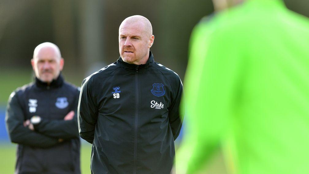 New Everton manager Sean Dyche looks to have a tough task on his hands