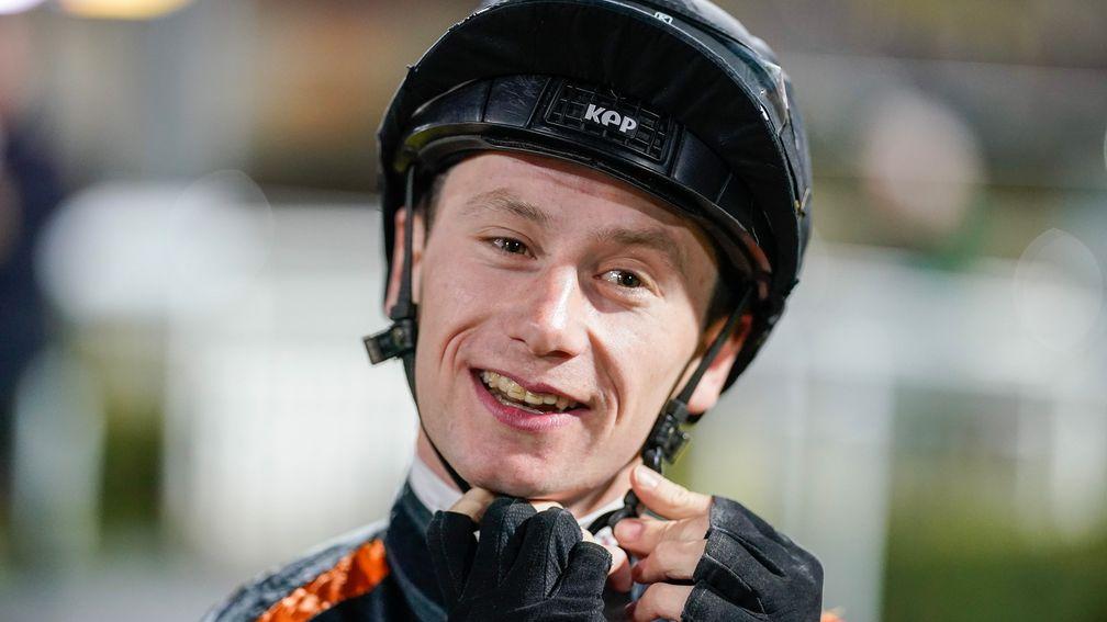 Oisin Murphy was all smiles on his return to the track