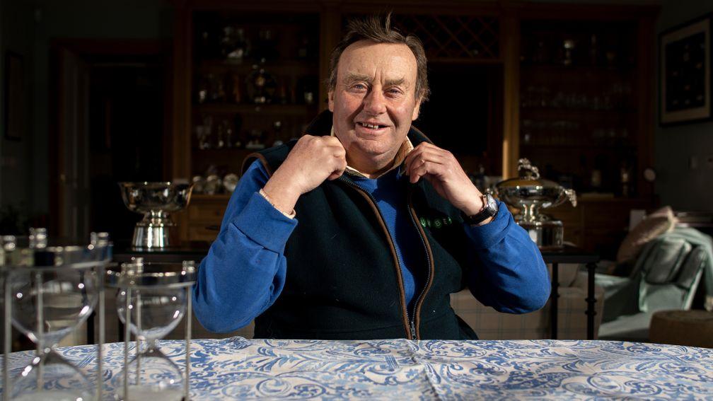 Nicky Henderson at his home in Seven Barrows