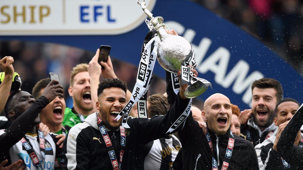 Newcastle won the Sky Bet Championship on the final day of the season
