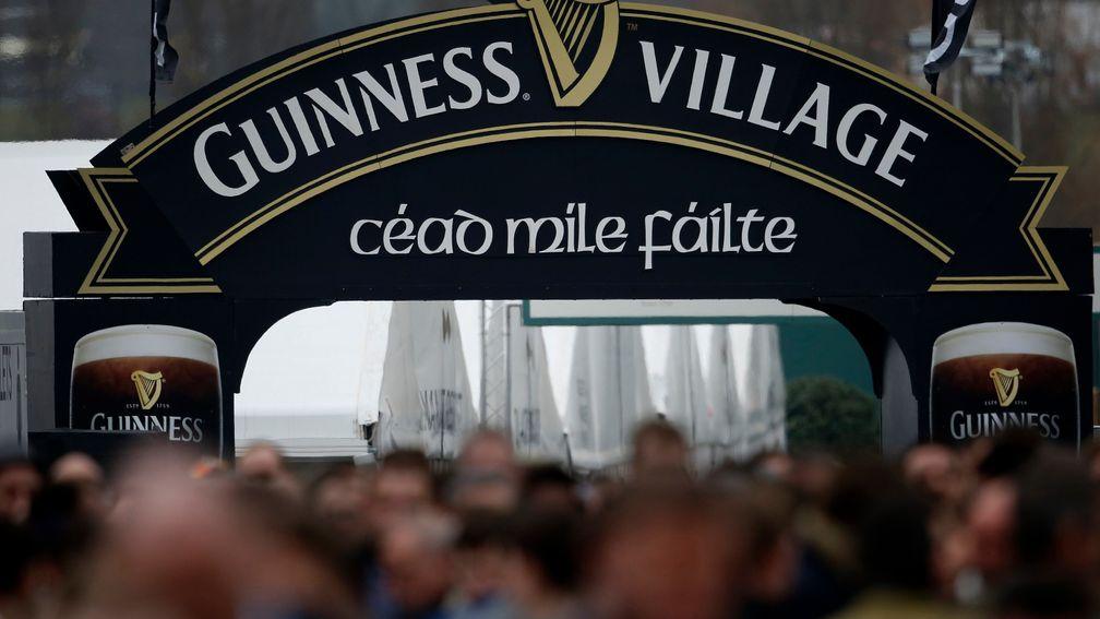 The Guinness Village: a guaranteed source of festival atmosphere