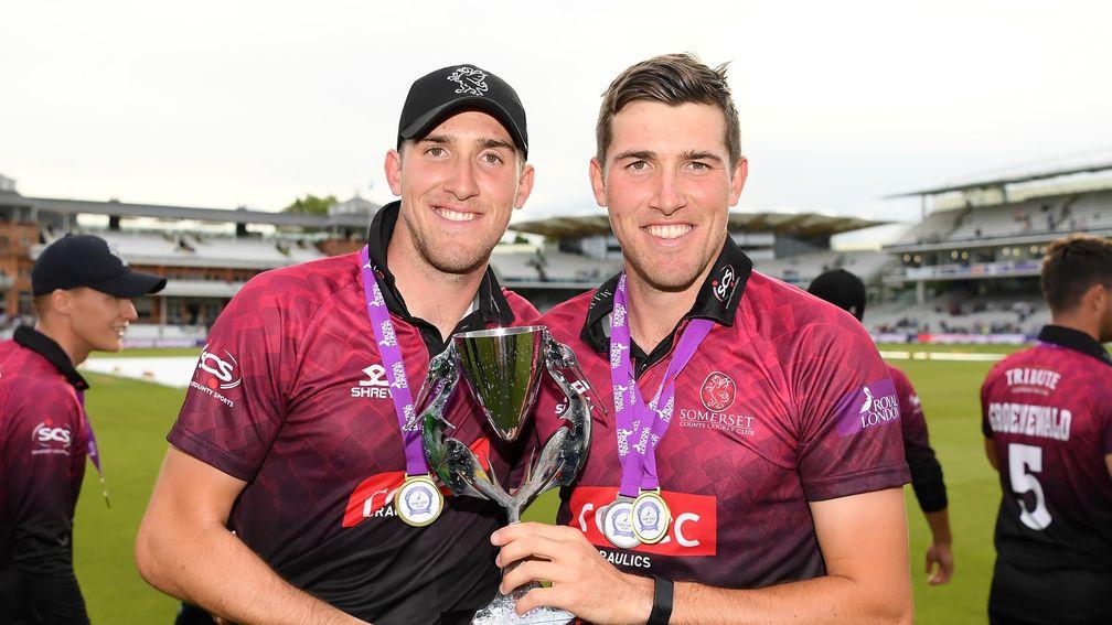 England and Somerset cricketers Craig (left) and Jamie Overton have been unveiled as Wincanton ambassadors for 2020
