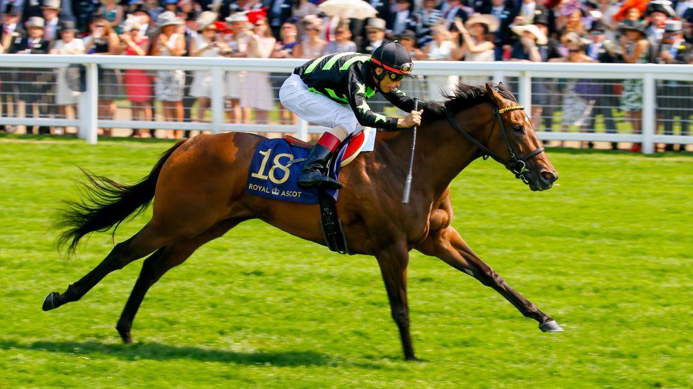 Lady Aurelia lands the 2017 King's Stand Stakes at Royal Ascot