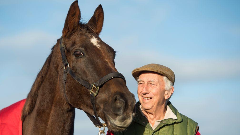 Paul Barber pictured with his Cheltenham Gold Cup winner Denman