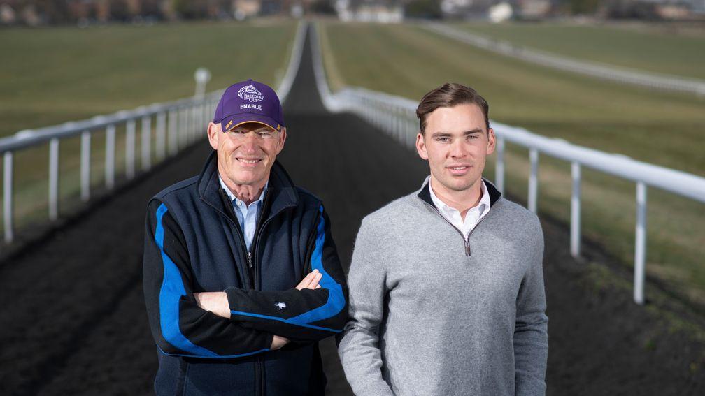 John and Thady Gosden: have entered two in the Oaks trial at Lingfield