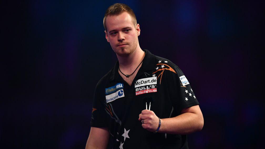 German darter Max Hopp faces a tricky set of opponents on Tuesday