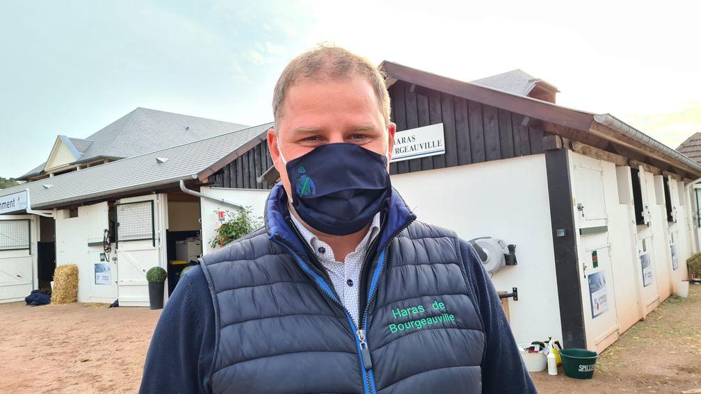 Philip Lybeck, whose Haras de Bourgeauville was responsible for Tuesday's top lot at Arqana, an €85,000 son of Adlerflug