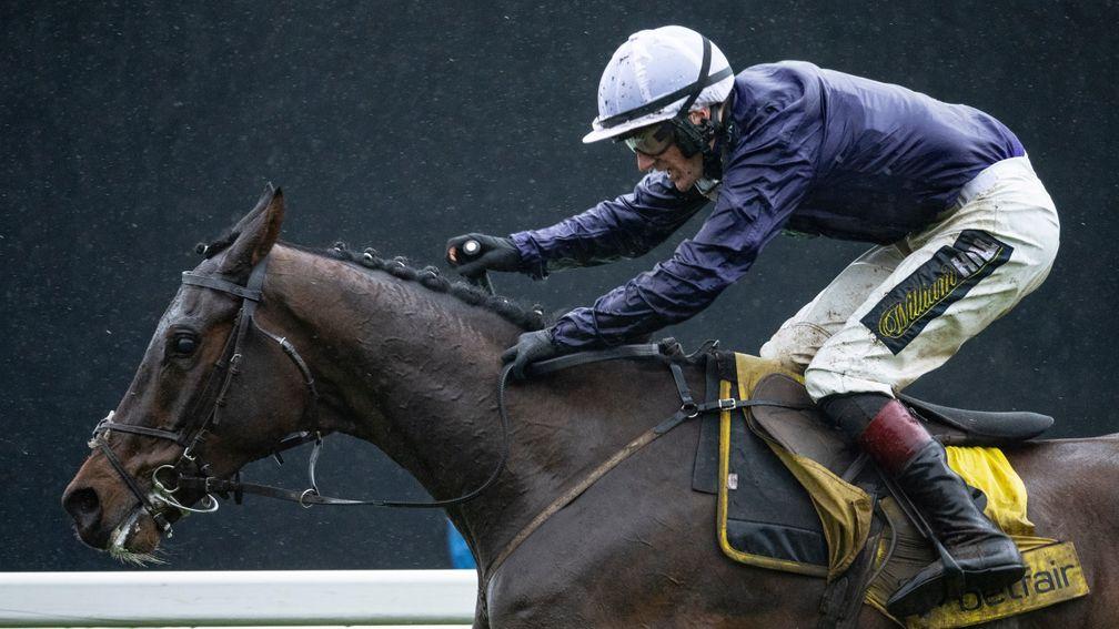 Riders Onthe Storm: the winner of an eventful Ascot Chase on Saturday