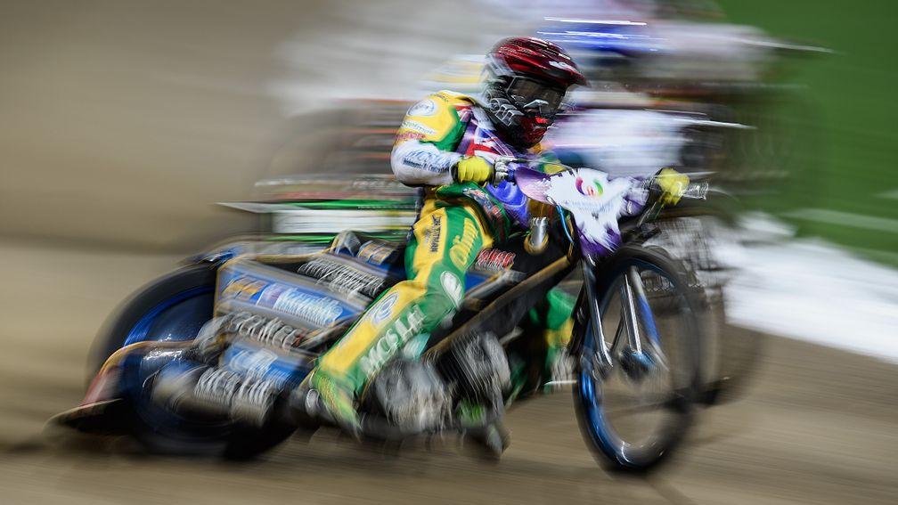 Jason Doyle of of Australia competes in Wroclaw