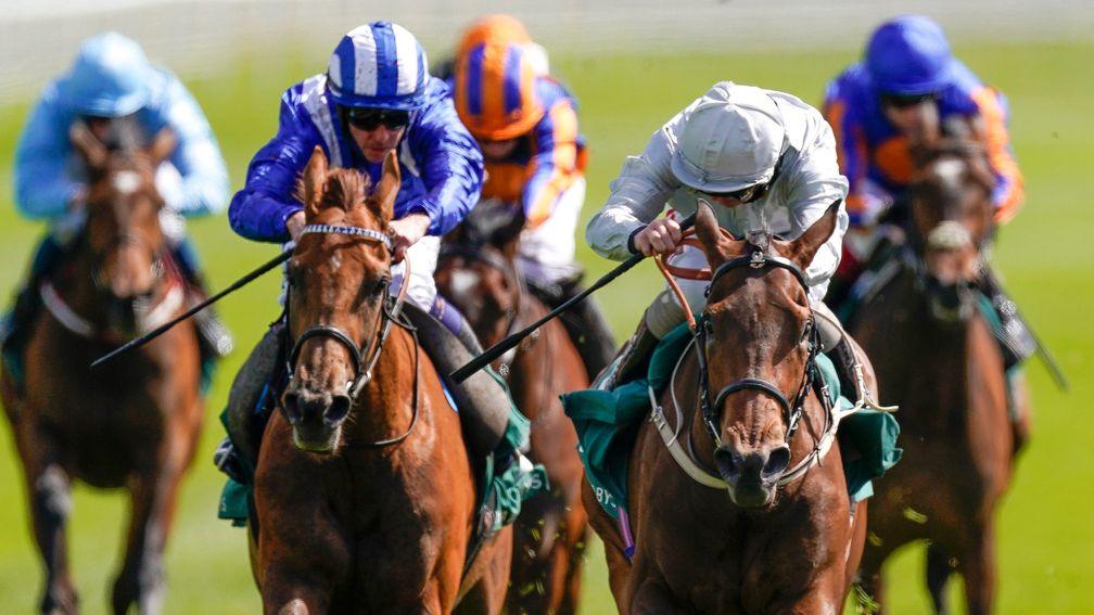 Zeyaadah (left): finished second to Dubai Fountain (right) at Chester but fancied to reverse the form at Epsom