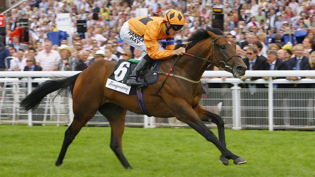 Harbour Watch wins the 2011 Group 2 Richmond Stakes under Richard Hughes