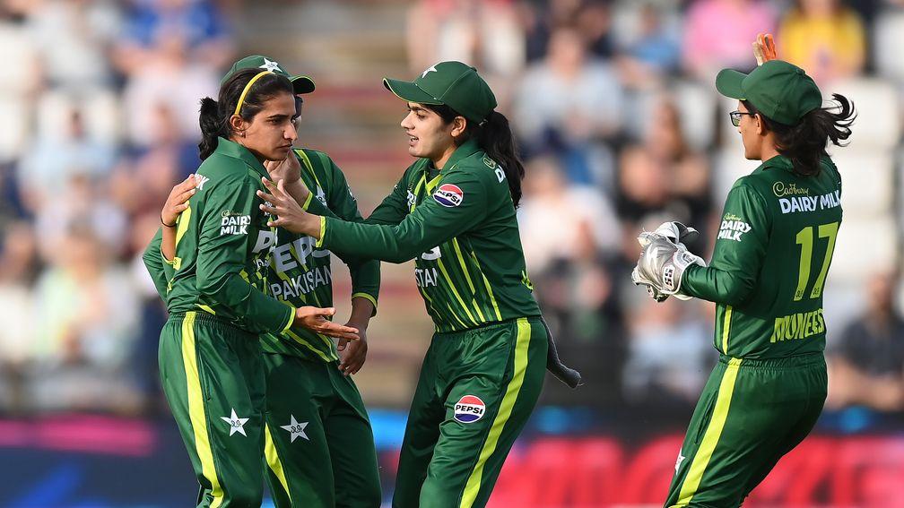 Pakistan's Waheeda Akhtar has had success with the new ball against England