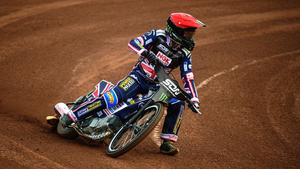 Britain's Tai Woffinden in action at Speedway of Nations