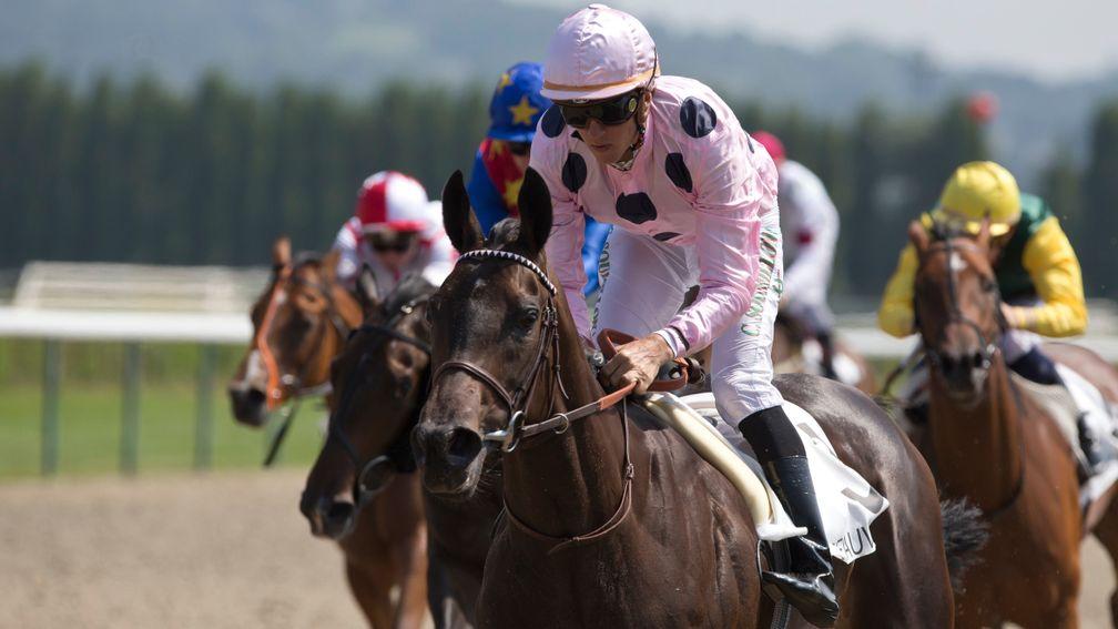Toulifaut and Christophe Soumillon winning at Deauville in August