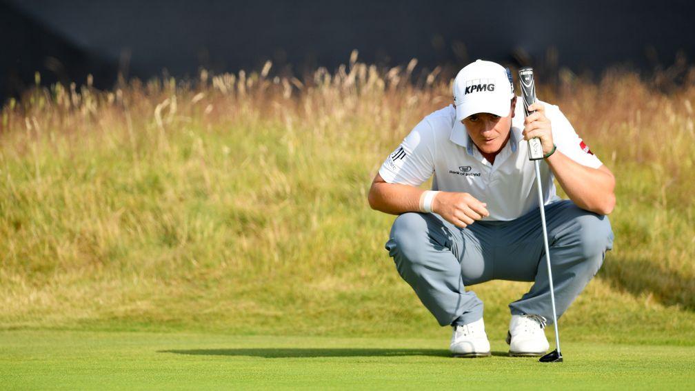 Ireland's Paul Dunne opened with a level-par 71 at Carnoustie