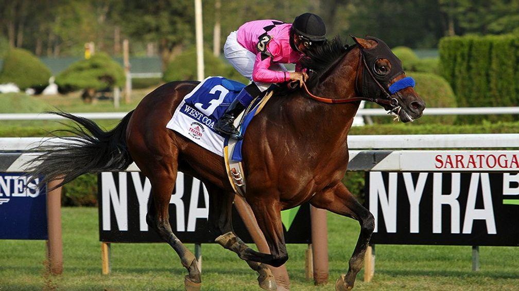 West Coast: all-the-way Travers Stakes winner is strong favourite to follow up in the Penn Derby