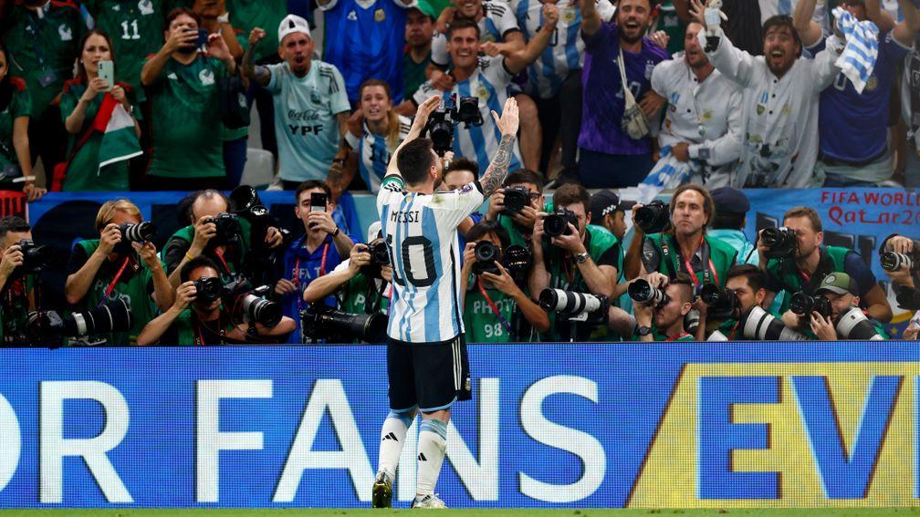 Lionel Messi's Argentina can secure a spot in the last 16 of the World Cup