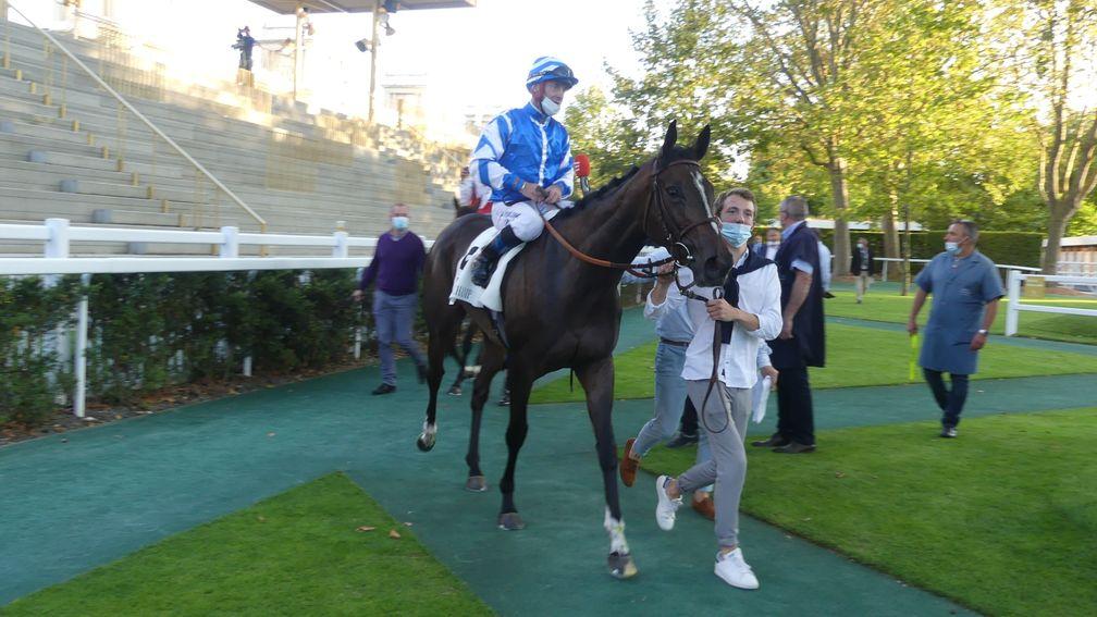 Sibila Spain and Olivier Peslier dominated the Listed Prix de Liancourt at Longchamp