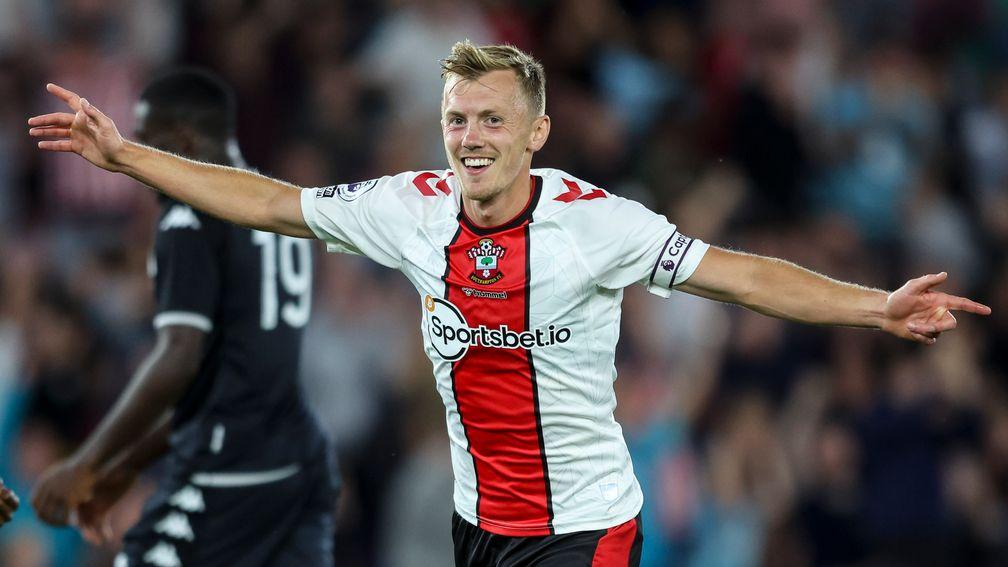 James Ward-Prowse will be hoping his Southampton side can celebrate an automatic return to the Premier League