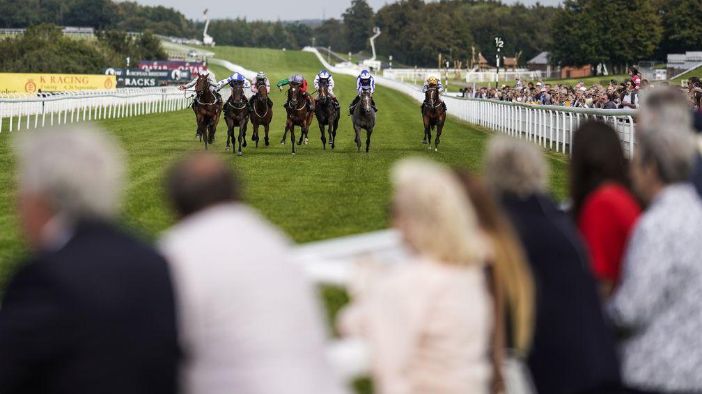 Goodwood racecourse: hosting the Cocked Hat Stakes on Friday