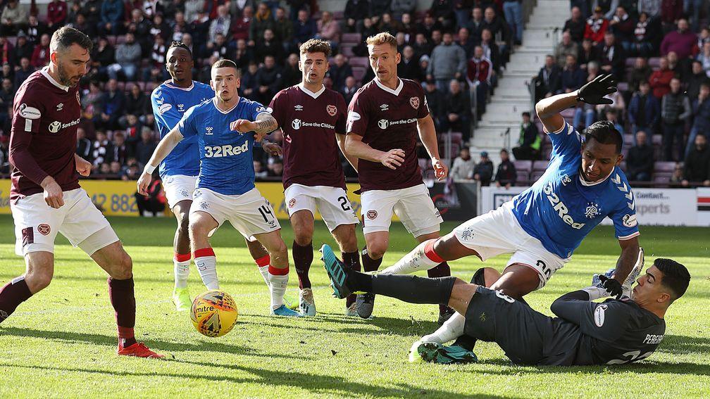 Hearts put up a fight against Rangers in Edinburgh last month