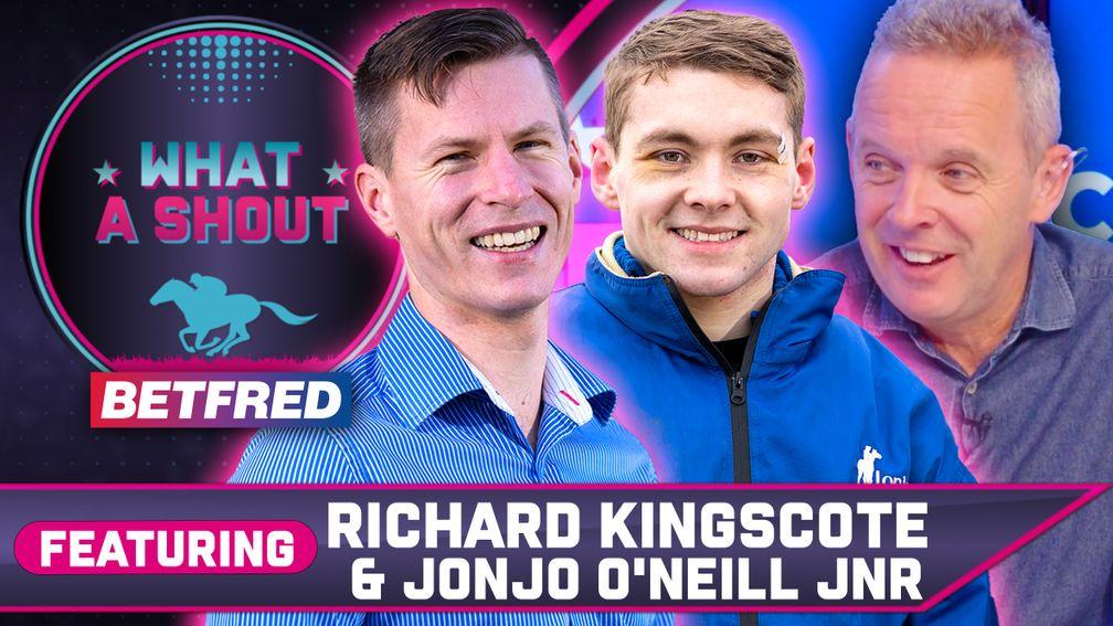 Watch: 'One million races and we've landed on the same one' | Richard Kingscote and Jonjo O'Neill Jnr join What A Shout