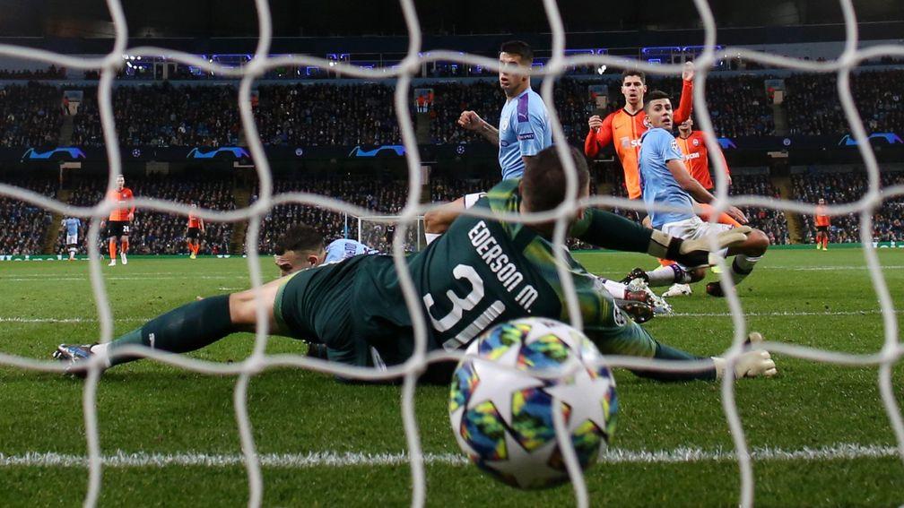 Shakhtar Donetsk net a Champions League goal against Manchester City