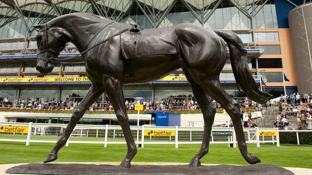 Known for the Yeats statue at Ascot, Charlie Langton has worked on the royal project at Newmarket.